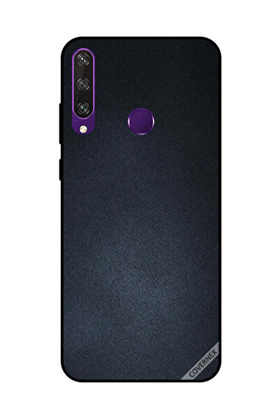 Covernex غطاء حماية لهاتف هواوي Y6P بنقشة جينز سوداء