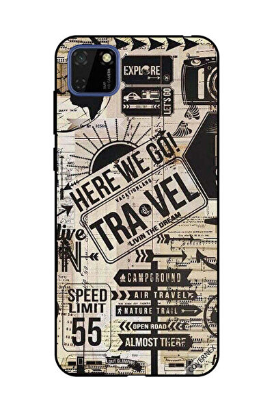 Covernex غطاء حماية لهاتف هواوي Y5P Here We Go Travel