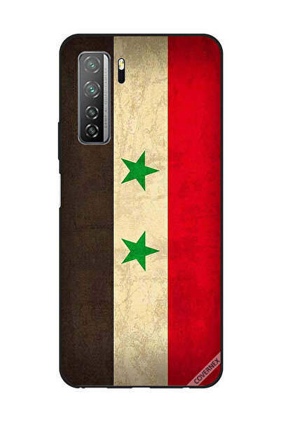 Covernex غطاء حماية لهاتف هواوي نوفا 7SE/P40 لايت 5G علم سوريا