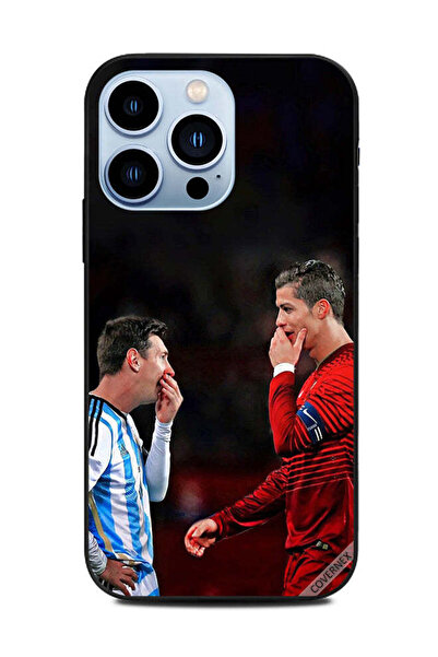 Covernex غطاء حماية لهاتف Apple iPhone 13 Pro رونالدو وميسي في إطار واحد