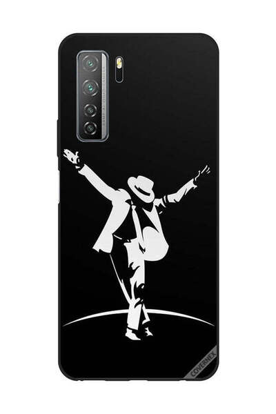 Covernex غطاء حماية لهاتف هواوي نوفا 7SE/P40 لايت 5G أكشن أسود وأبيض