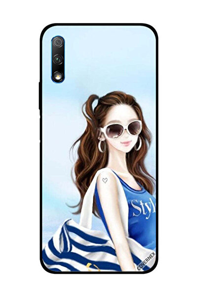 Covernex غطاء حماية لهاتف Honor 9X بتصميم قميص أزرق