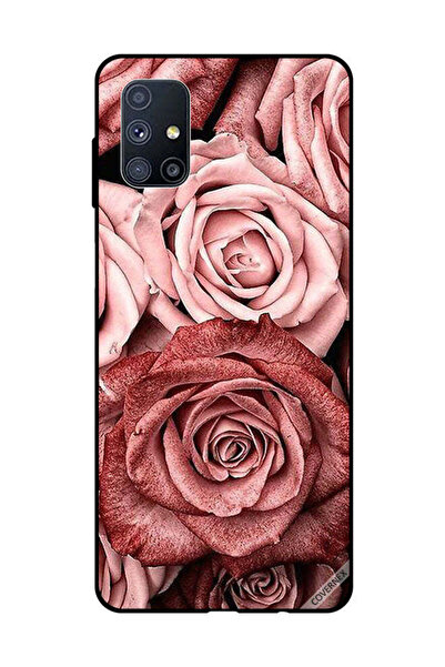 Covernex غطاء حماية لهاتف سامسونج جالاكسي M51 بلون زهور الخوخ