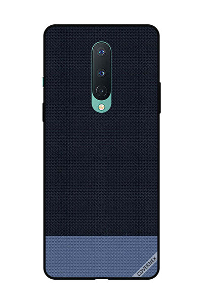 Covernex غطاء حماية لهاتف OnePlus 8 بنقشة أشكال منقطة باللون الأزرق