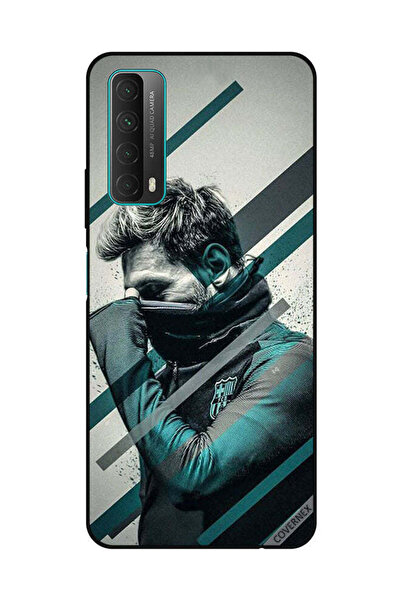 Covernex غطاء حماية لهاتف هواوي Y7A/P Smart 2021 وجه ميسي المختبئ