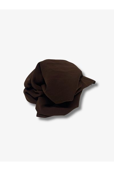 Yiğit Kumaş Crepe Fabric, Piece 180X140 cm Brown