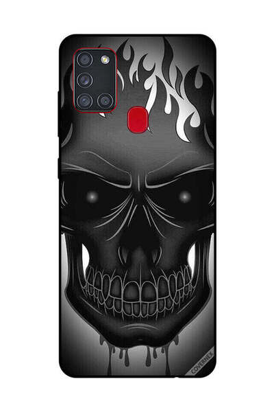 Covernex Protective Case Cover For Samsung Galaxy A21S Skull Art