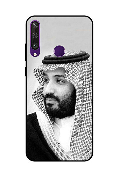 Covernex غطاء حماية لهاتف هواوي Y6P صورة محمد بن سلمان بالأبيض والأسود