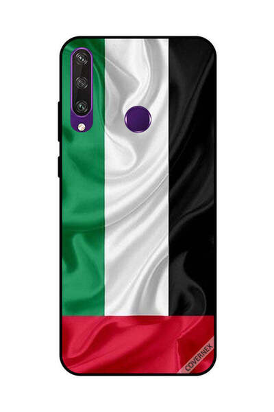 Covernex غطاء حماية لهاتف هواوي Y6P بطبعة علم الإمارات العربية المتحدة