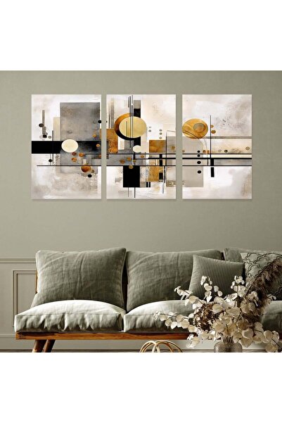 4gdran ثلاث لوحات خشبية ام دي اف مقاس 120x60 سم