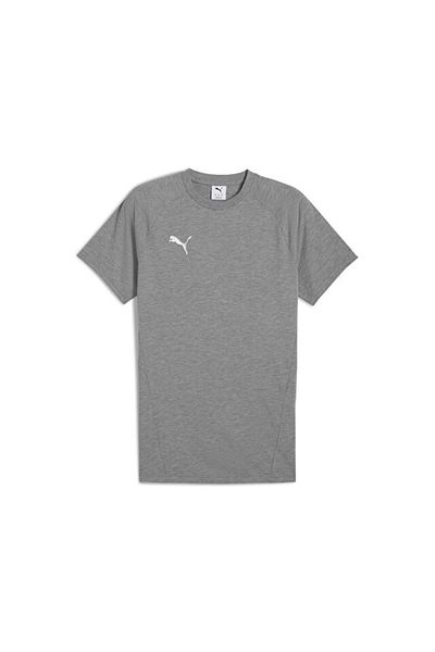 Puma TeamEvostripe Tee Ανδρικό μπλουζάκι casual 65995333 γκρι