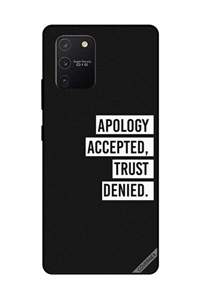 Covernex غطاء حماية لهاتف سامسونج جالكسي S10 لايت، اعتذار مقبول، ثقة متبادلة