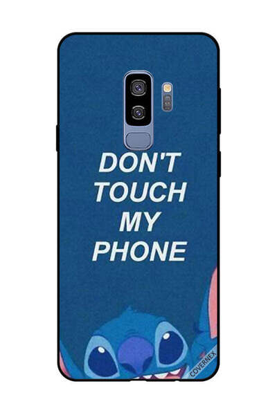 Covernex غطاء حماية لهاتف سامسونج جالاكسي S9 بلس - لا تلمس هاتفي - أزرق