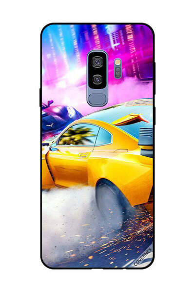 Covernex غطاء حماية لهاتف سامسونج جالاكسي S9 بلس - سيارة صفراء