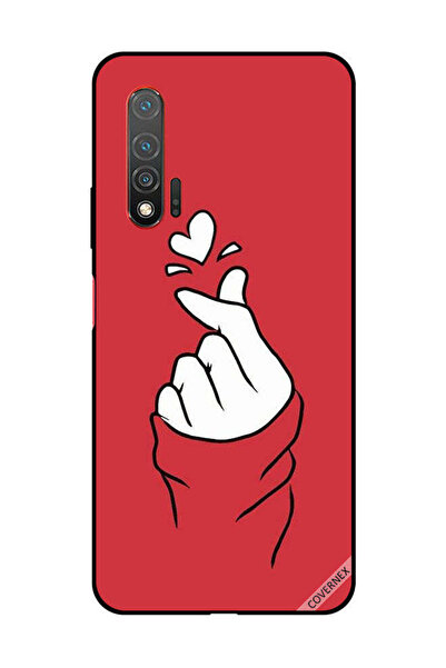 Covernex غطاء حماية لهاتف هواوي نوفا 6 5G سناب لوف أحمر