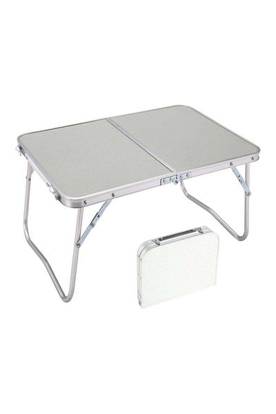 Yuwell Heavy Duty Foldable Table Ideal For Crafts Outdoor Events, Picnic Table 40X60CM Folding Table