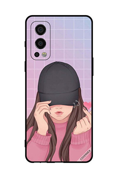 Covernex غطاء حماية لهاتف OnePlus Nord 2 5G Snap Love Black Cap Girl