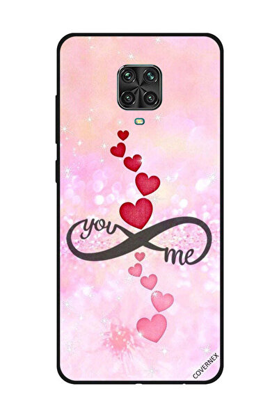 Covernex غطاء حماية لهاتف شاومي ريدمي نوت 9S/9 برو - قلوب حمراء ووردية - يو إ...