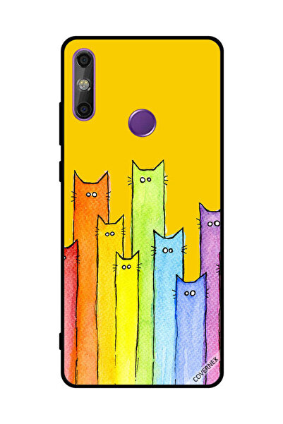 Covernex غطاء حماية لهاتف هواوي إنجوي 20E - فن دمية القطة