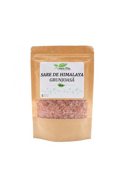 Natura Plus Sare Himalaya Grunjoasa, 500g, Natura Plus