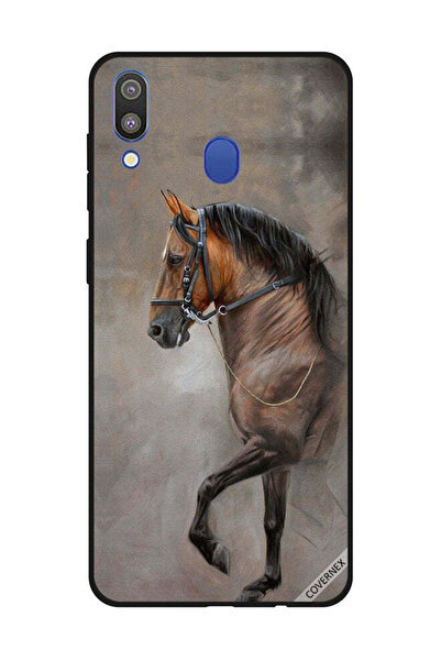 Covernex غطاء حماية لهاتف سامسونج جالاكسي M20 صورة حصان عتيقة