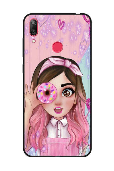 Covernex Protective Case Cover For Huawei Y7 Prime 2019 Cute Little Girl Hold...
