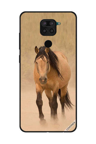 Covernex غطاء حماية لهاتف شاومي ريدمي نوت 9 - سباق الخيل البني