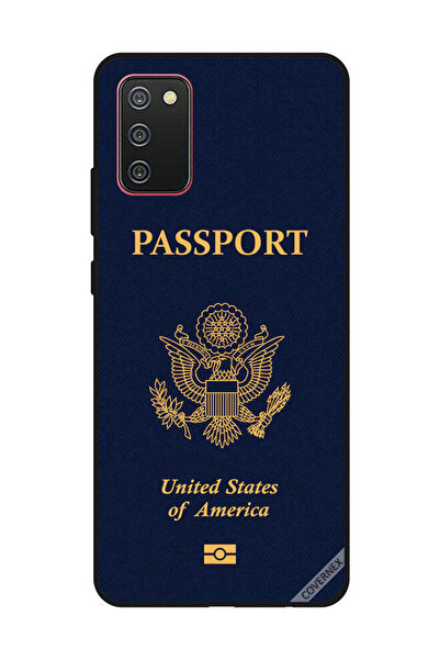 Covernex غطاء حماية لهاتف سامسونج جالاكسي A02s/F02s جواز سفر أمريكي