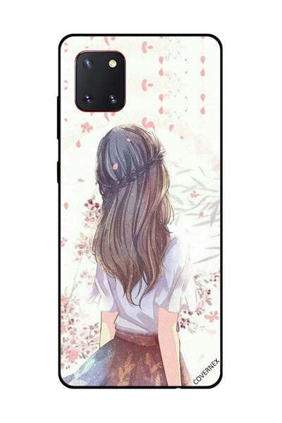Covernex غطاء حماية لهاتف سامسونج جالكسي نوت 10 لايت، فتاة لطيفة في تفكير عميق