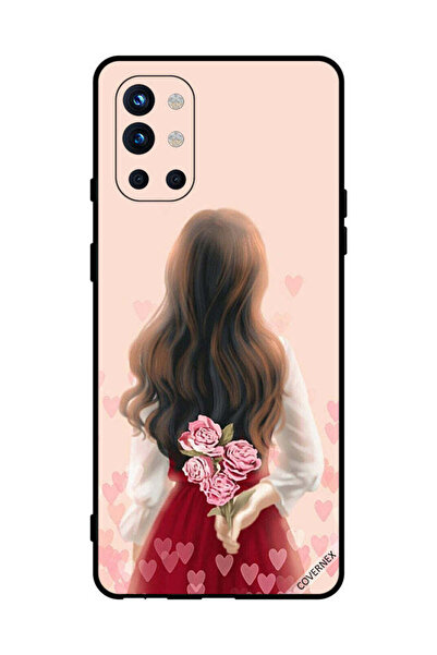 Covernex غطاء حماية لهاتف OnePlus 9R فتاة تخفي الزهور