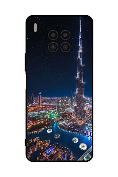 Covernex غطاء حماية لهاتف هواوي نوفا 8i منظر ليلي لوسط المدينة
