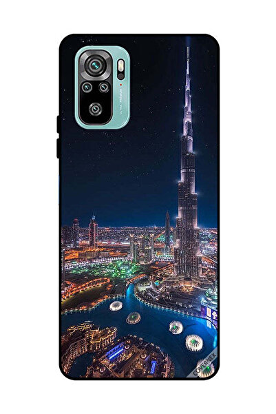 Covernex غطاء حماية لهاتف شاومي ريدمي نوت 10 4G منظر ليلي لوسط المدينة