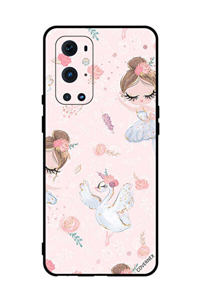 Covernex غطاء حماية لهاتف OnePlus 9 Pro - فتاة وزهور