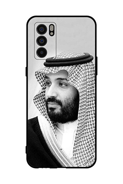 Covernex غطاء حماية لهاتف أوبو رينو 6 5G صورة محمد بن سلمان بالأبيض والأسود