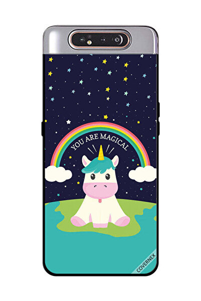 Covernex غطاء حماية لهاتف سامسونج جالاكسي A80 بتصميم وحيد القرن السحري