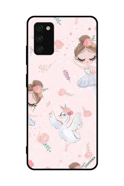 Covernex غطاء حماية لهاتف سامسونج جالاكسي A03s 4G - فتاة وزهور