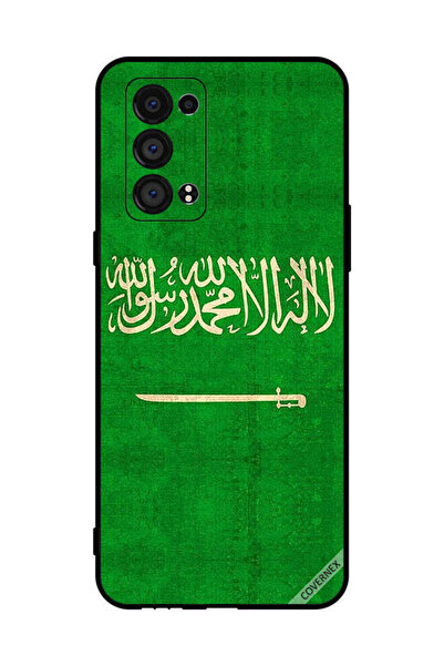 Covernex غطاء حماية لهاتف أوبو رينو 6 برو 5G بعلم المملكة العربية السعودية ال...