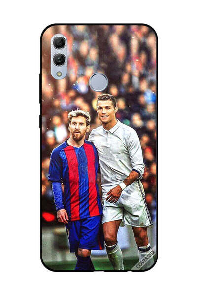 Covernex غطاء حماية لهاتف Honor 10 Lite ميسي ورونالدو