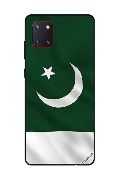 Covernex غطاء حماية لهاتف سامسونج جالكسي نوت 10 لايت - علم باكستان عمودي