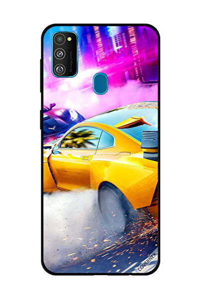 Covernex غطاء حماية لهاتف سامسونج جالاكسي M30s - سيارة صفراء