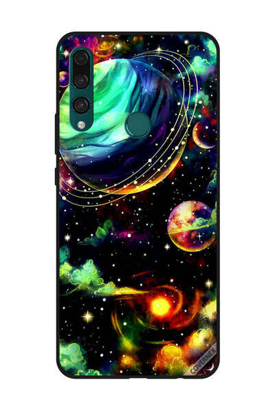 Covernex غطاء حماية لهاتف هواوي Y9 Prime 2019 - نباتات زحل