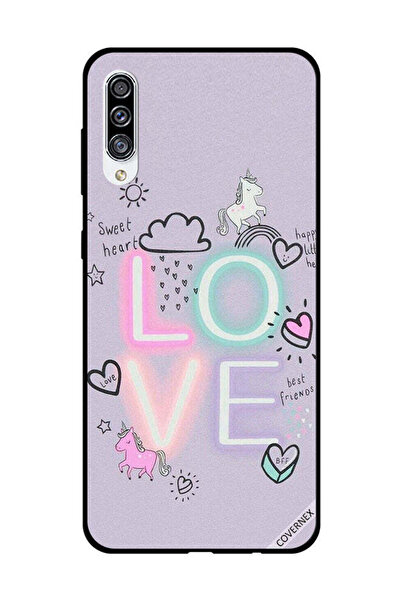 Covernex غطاء حماية لهاتف سامسونج جالاكسي A30s - قلب حلو وحب وحيد القرن