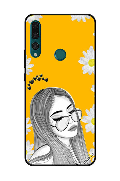 Covernex غطاء حماية لهاتف هواوي Y9 Prime 2019 - فتاة تحب خيالات النظارات
