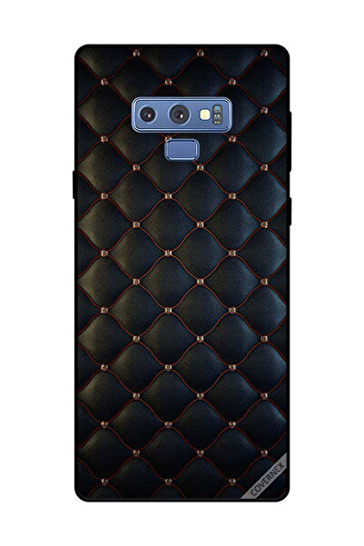 Covernex غطاء حماية لهاتف سامسونج جالكسي نوت 9 بنمط مطبوع عليه نقشة قماش أسود