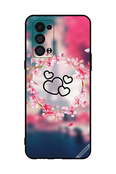 Covernex غطاء حماية لهاتف Oppo Reno6 Pro 5G قلوب سوداء