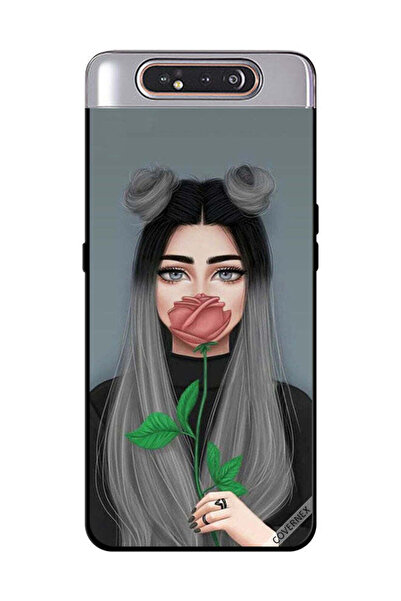 Covernex Protective Case Cover For Samsung Galaxy A80 Cute Girl Hide Mouth On...