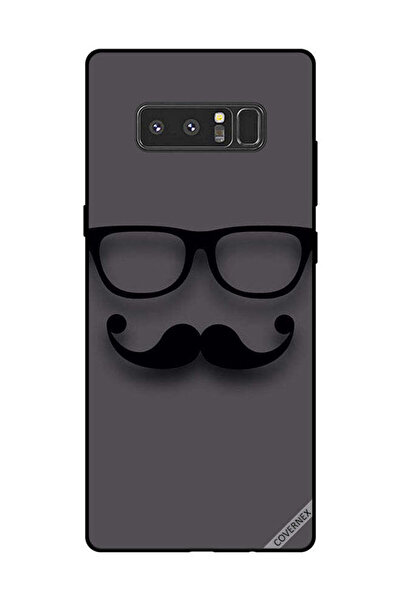 Covernex غطاء حماية لهاتف سامسونج جالكسي نوت 8 - أسود - زجاج وشارب