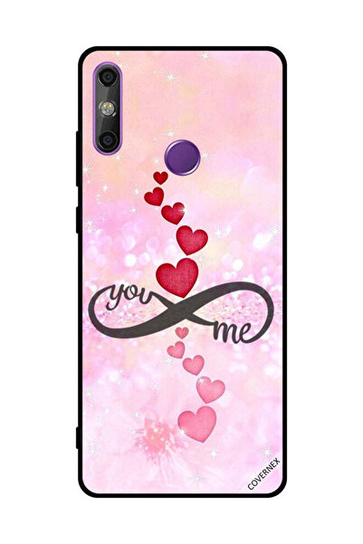 Covernex غطاء حماية لهاتف هواوي إنجوي 20E قلوب حمراء ووردية أنت إنفينيتي مي