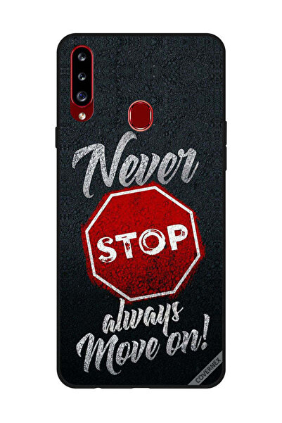 Covernex غطاء حماية لهاتف سامسونج جالكسي A20s لا تتوقف أبدًا، تحرك دائمًا