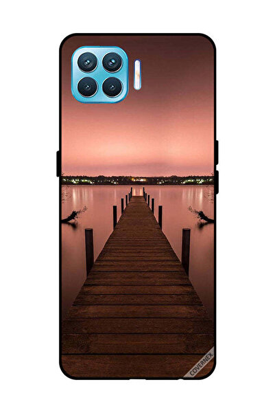 Covernex غطاء حماية لهاتف OPPO F17 Pro - مسار إلى البحر مساءً